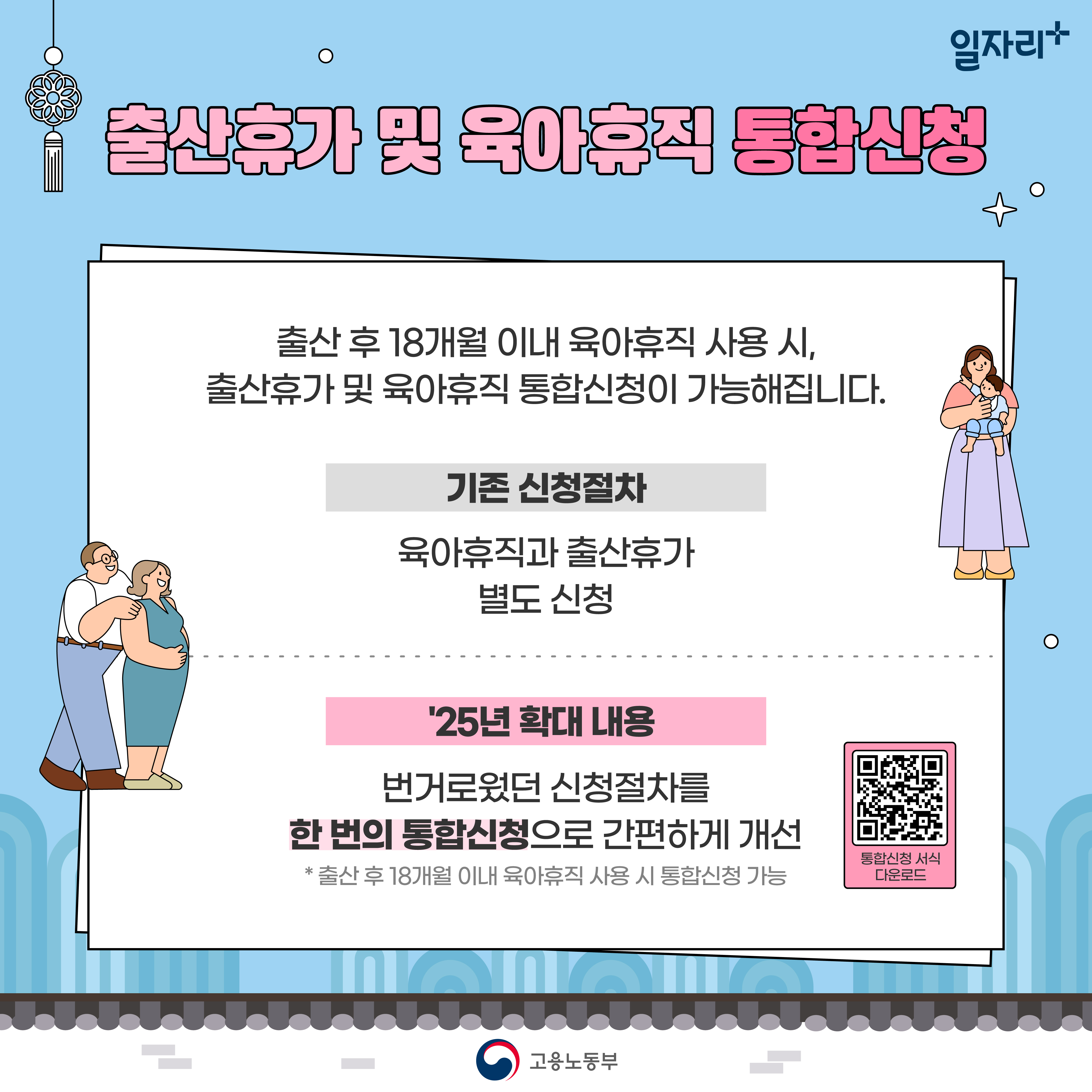 (총 9개 이미지 중 4번째) 2025년 1월 1일부터 달라지는 육아지원제도 알아보기 - 자세한 내용은 하단 참조